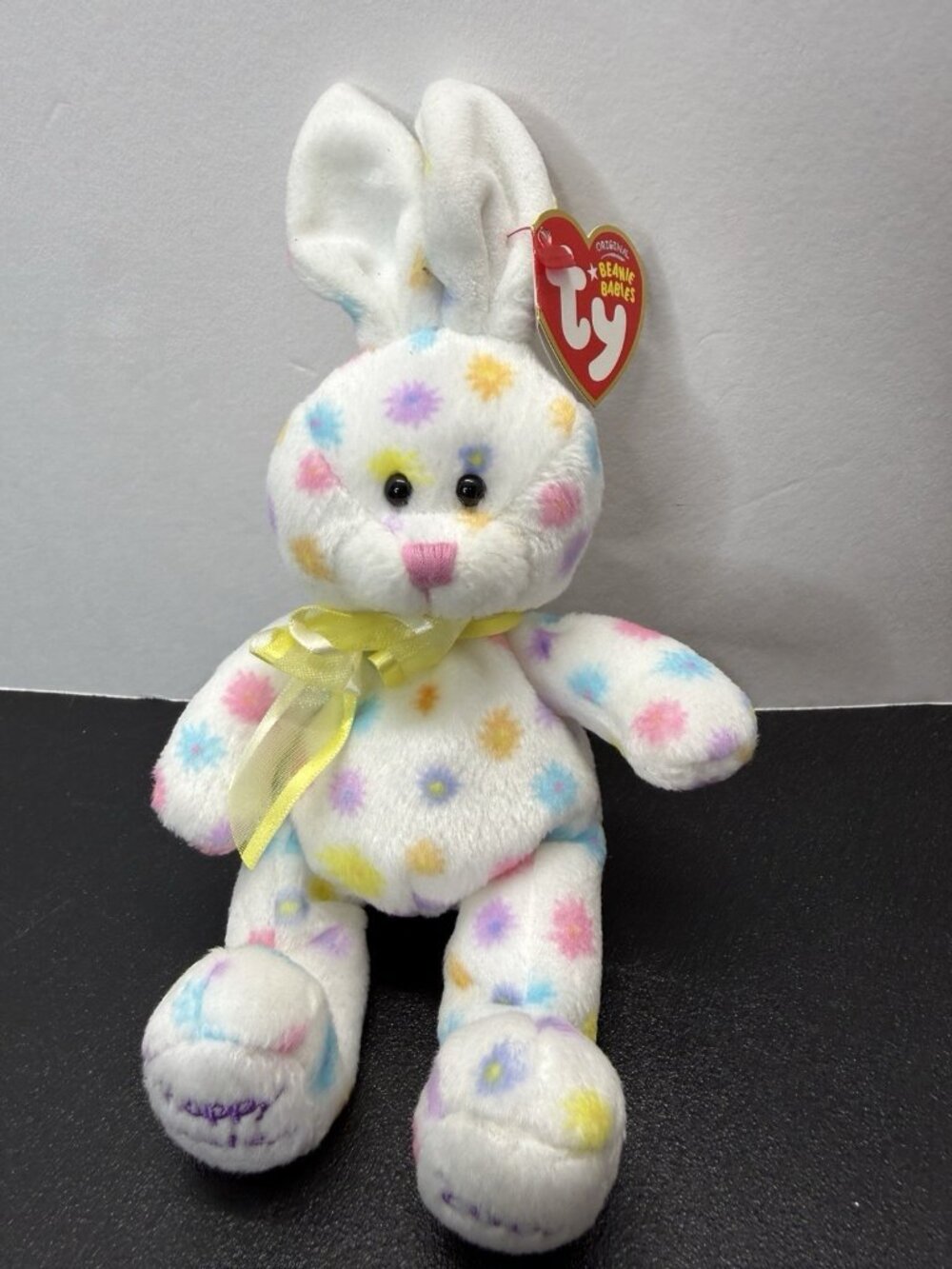 Ty Beanie Babies Bunny HOPPINGTON Hallmark Easter Exclusive 2007 8.5 " With Tags